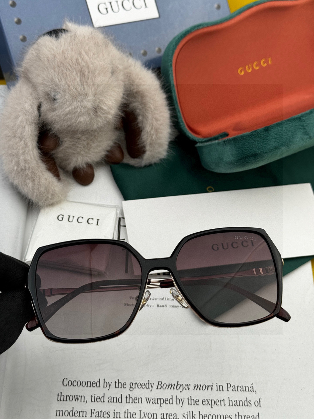 🔺 【GUCCI-偏光太阳镜】2025开春新款 潮流爆款 时尚圆框偏光太阳镜 高品质 佩戴舒适 网红潮款