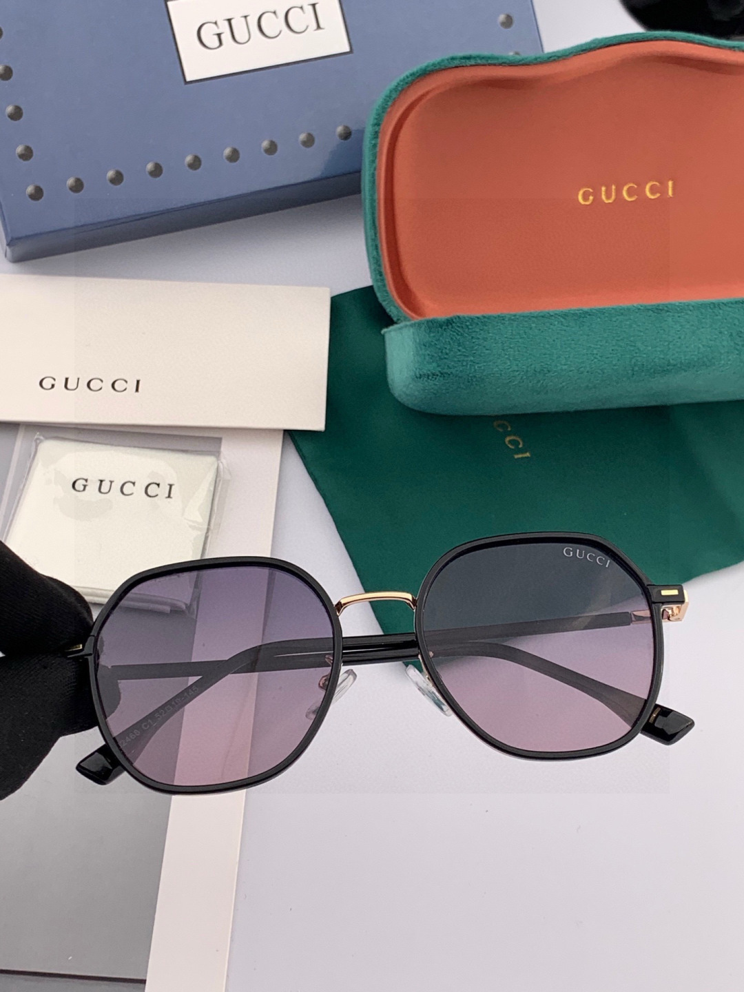 【偏光系列太阳镜】🎈原版出货香奈儿网红超爆款💙经典奢华全球风[强][酷][亲亲] 时尚圆框太阳镜[得意]