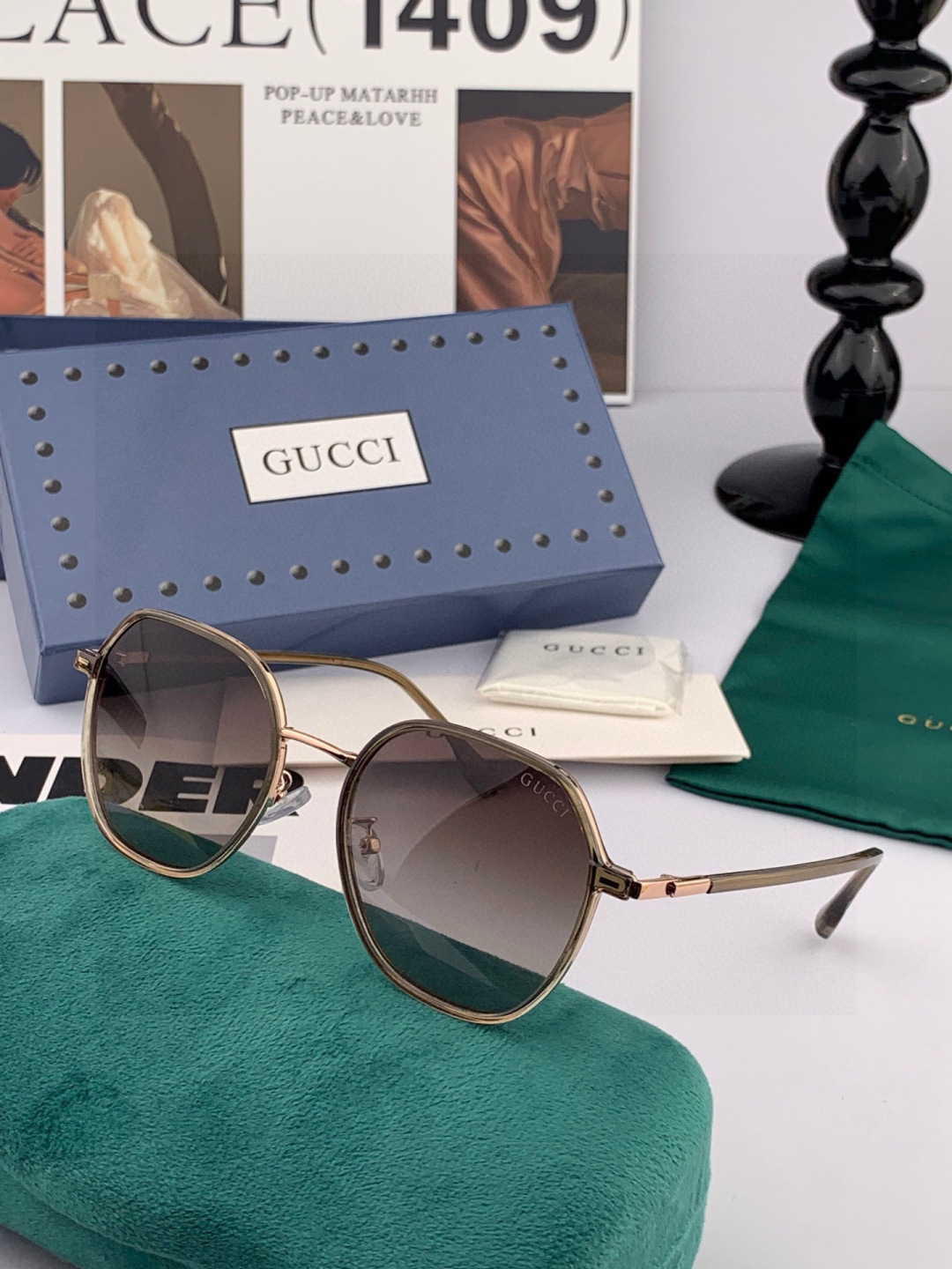 【偏光系列太阳镜】🎈原版出货香奈儿网红超爆款💙经典奢华全球风[强][酷][亲亲] 时尚圆框太阳镜[得意]