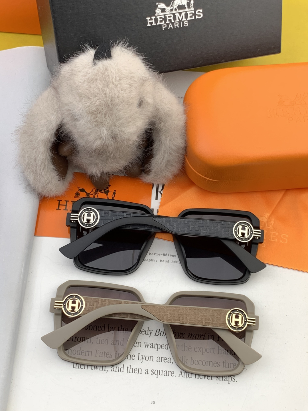 【TR偏光系列】爱马仕 经典的方框设计，不挑脸型，无论搭配大衣还是连衣裙都非常显气质尼龙偏光镜片预防紫外