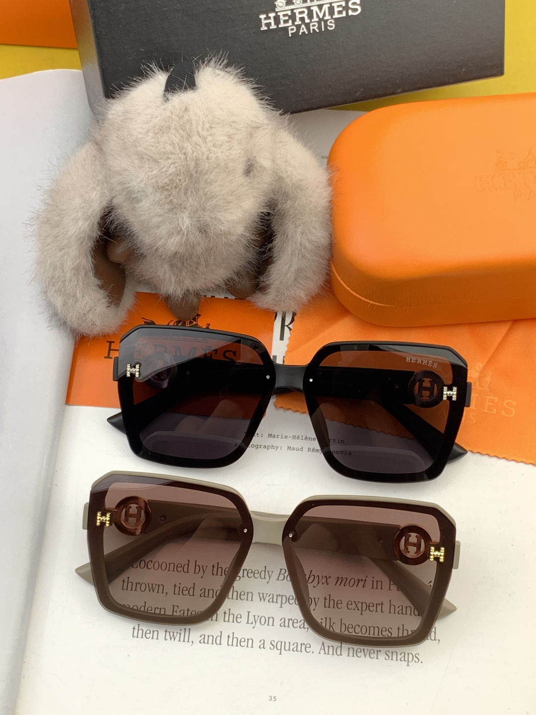 【TR偏光系列】爱马仕 经典的方框设计，不挑脸型，无论搭配大衣还是连衣裙都非常显气质尼龙偏光镜片预防紫外