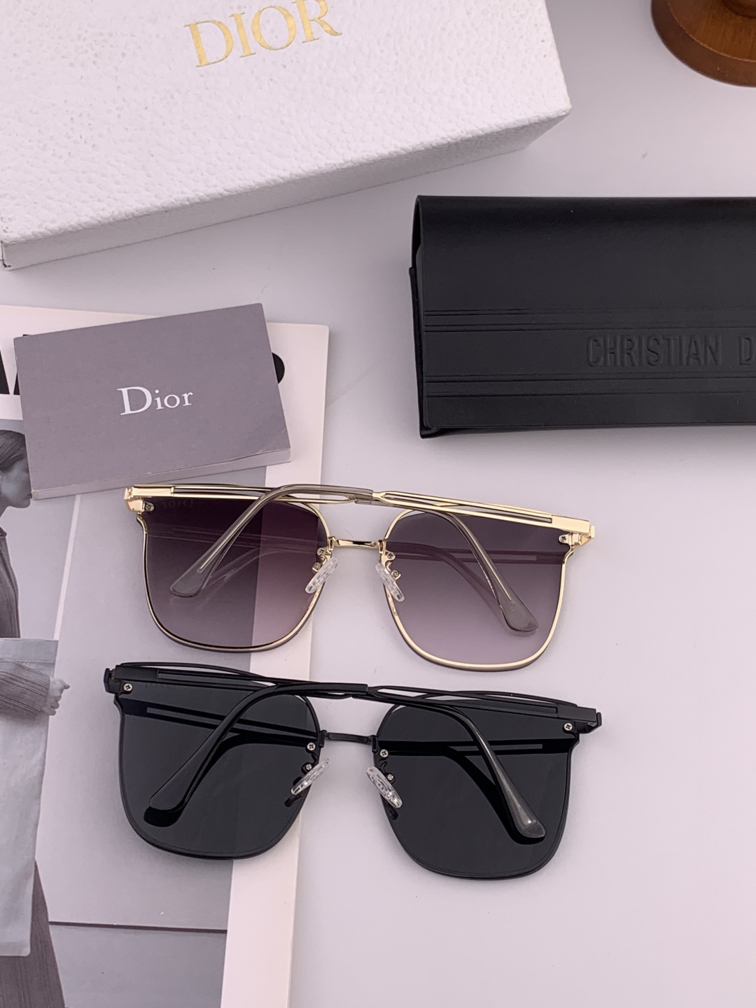 【TR偏光系列】DIOR 经典的方框设计，不挑脸型，无论搭配大衣还是连衣裙都非常显气质尼龙偏光镜片预防紫