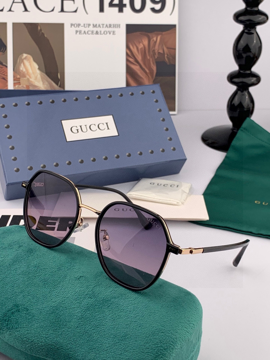 【偏光系列太阳镜】🎈原版出货香奈儿网红超爆款💙经典奢华全球风[强][酷][亲亲] 时尚圆框太阳镜[得意]