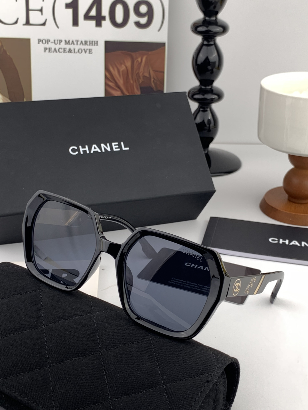 🔺 【DIOR-迪奥】开春新款 潮流爆款 时尚方框太阳镜 高品质 佩戴舒适 网红潮款墨镜 型号：D968