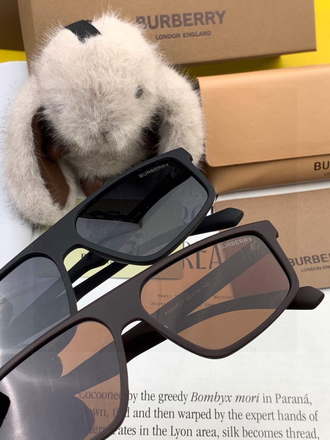 【偏光系列太阳镜】🎈原版出货 巴宝莉网红超爆款💙经典奢华全球风[强][酷][亲亲] 时尚方框太阳镜[得意