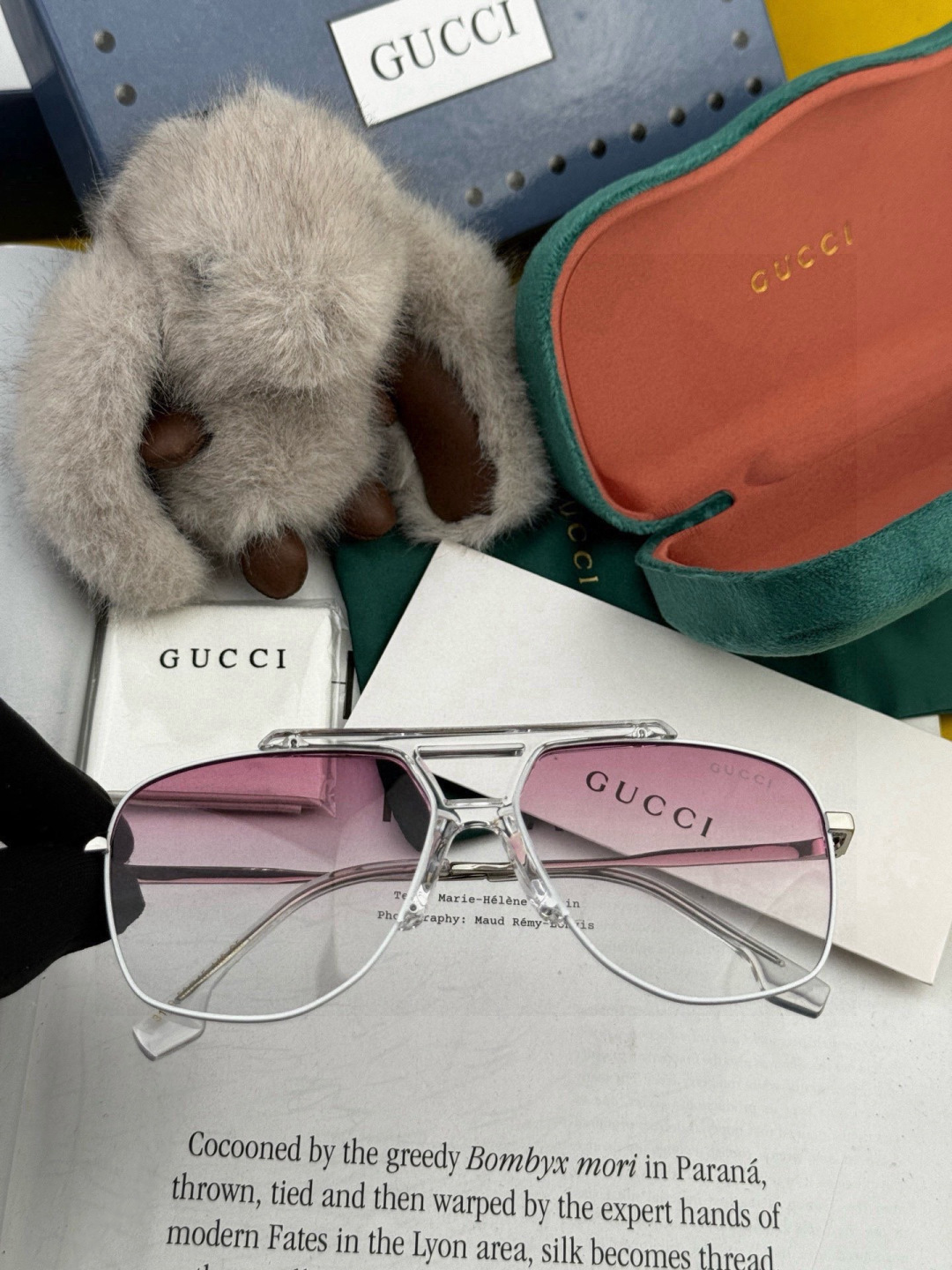 🔺 【GUCCI】开春新款 潮流爆款 时尚方框偏光太阳镜 高品质 佩戴舒适 网红潮款墨镜 女士高清尼龙偏