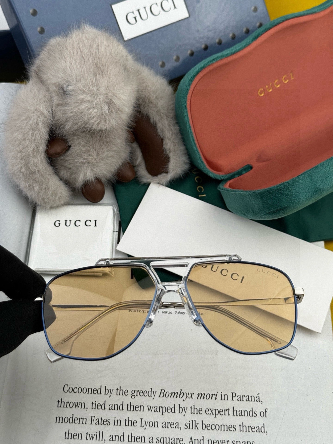 🔺 【GUCCI】开春新款 潮流爆款 时尚方框偏光太阳镜 高品质 佩戴舒适 网红潮款墨镜 女士高清尼龙偏