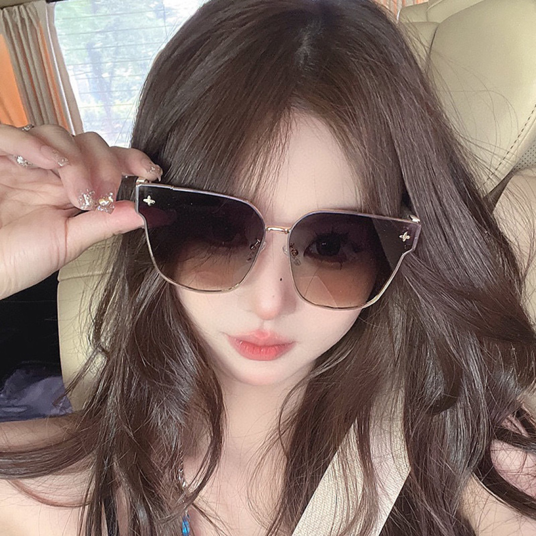 【尼龙偏光系列】lv大框太阳镜墨镜经典的方框设计，不挑脸型，无论搭配大衣还是连衣裙都非常显气质尼龙偏光镜