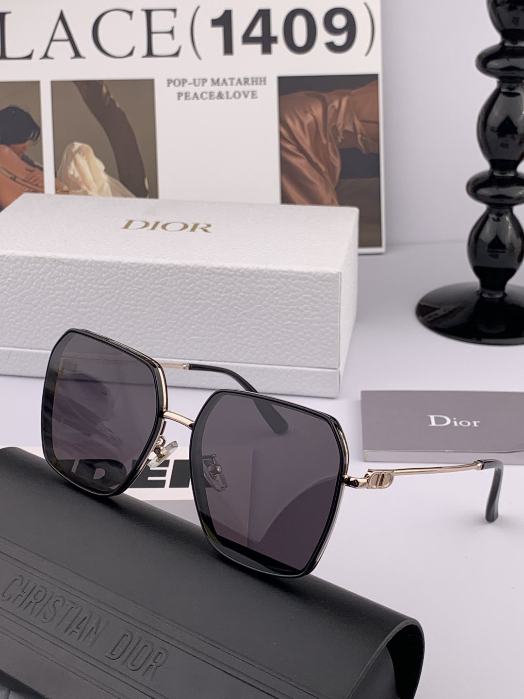 🔺 【DIOR-迪奥】开春新款 潮流爆款 时尚尼龙偏光太阳镜 高品质 佩戴舒适 网红潮款墨镜 型号：D7