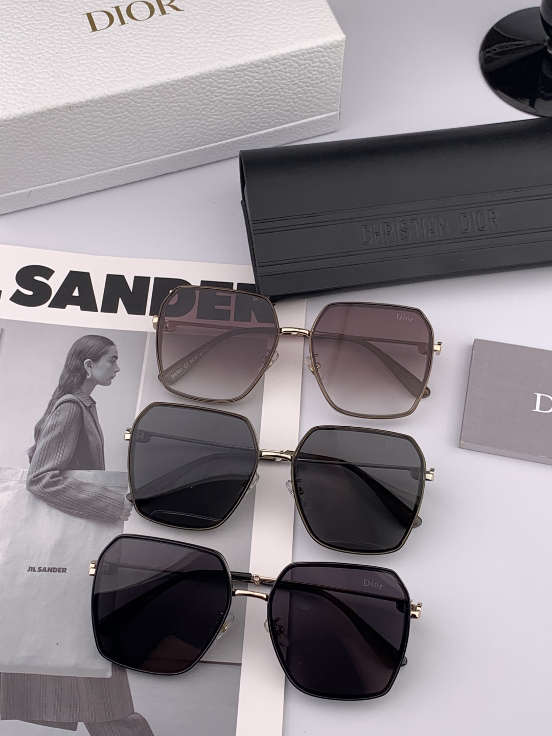 🔺 【DIOR-迪奥】开春新款 潮流爆款 时尚尼龙偏光太阳镜 高品质 佩戴舒适 网红潮款墨镜 型号：D7