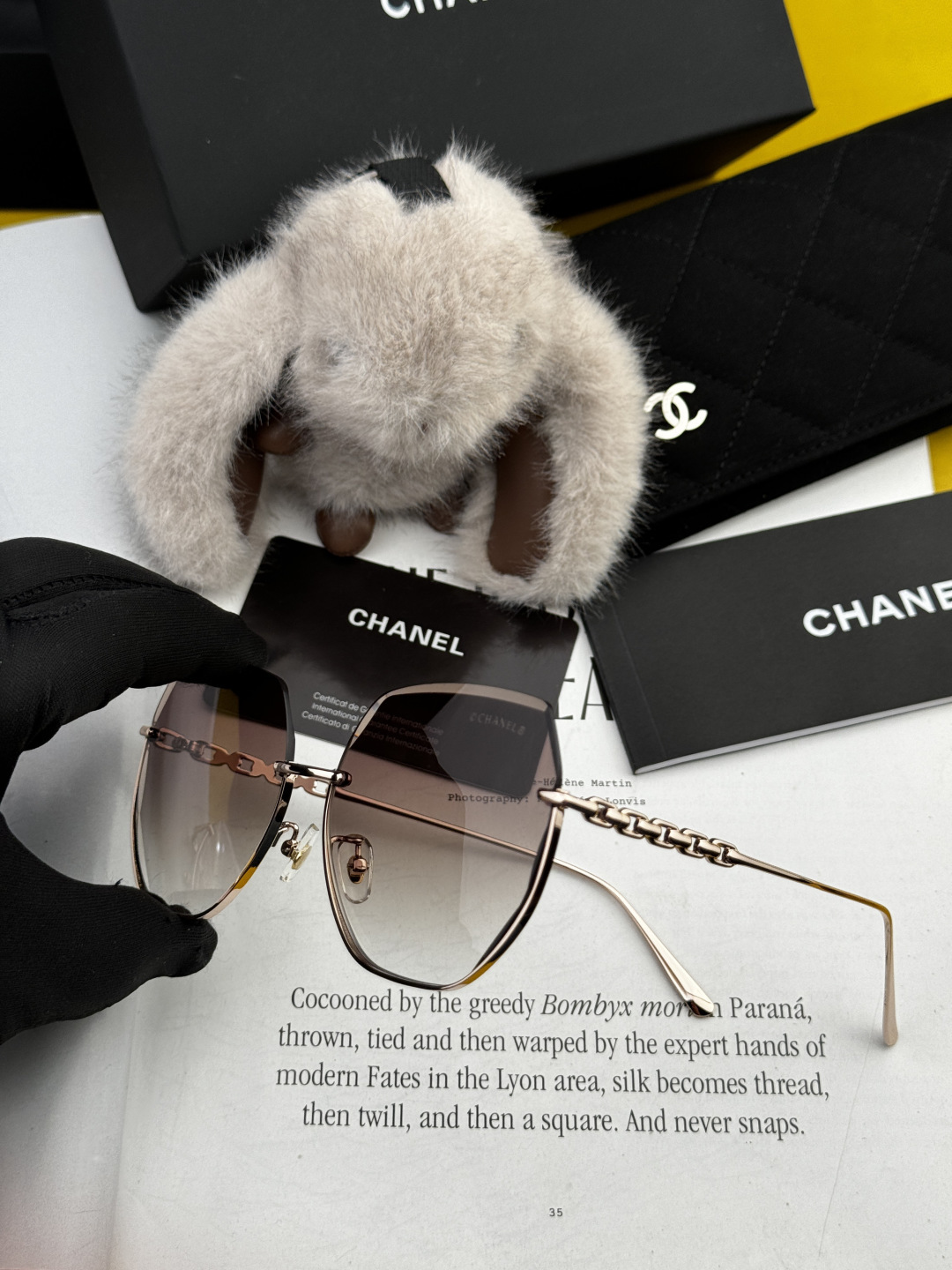 🔺 【香奈儿-尼龙偏光太阳镜】开春新款 潮流爆款 时尚多边形偏光太阳镜 高品质 佩戴舒适 网红潮款墨镜 