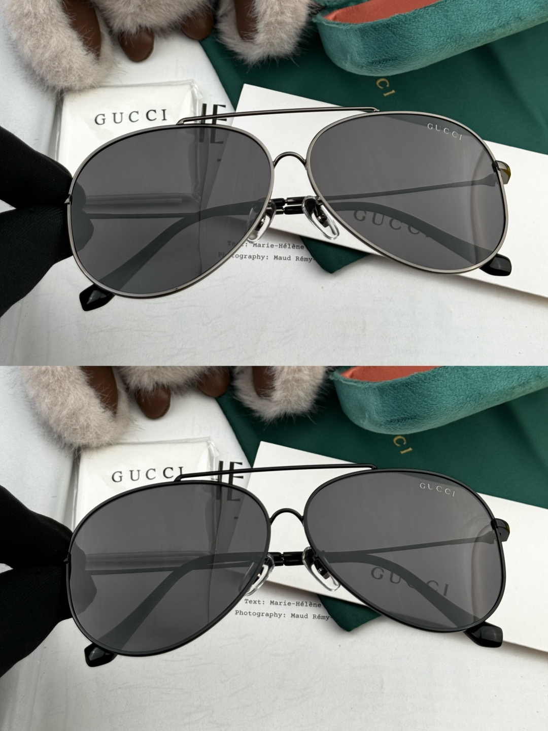 Gucci 。 高品质男女款墨镜 👍 进口宝丽来偏光镜片 。蛤蟆镜 开车钓鱼都可 。百搭显瘦墨镜韩版男士