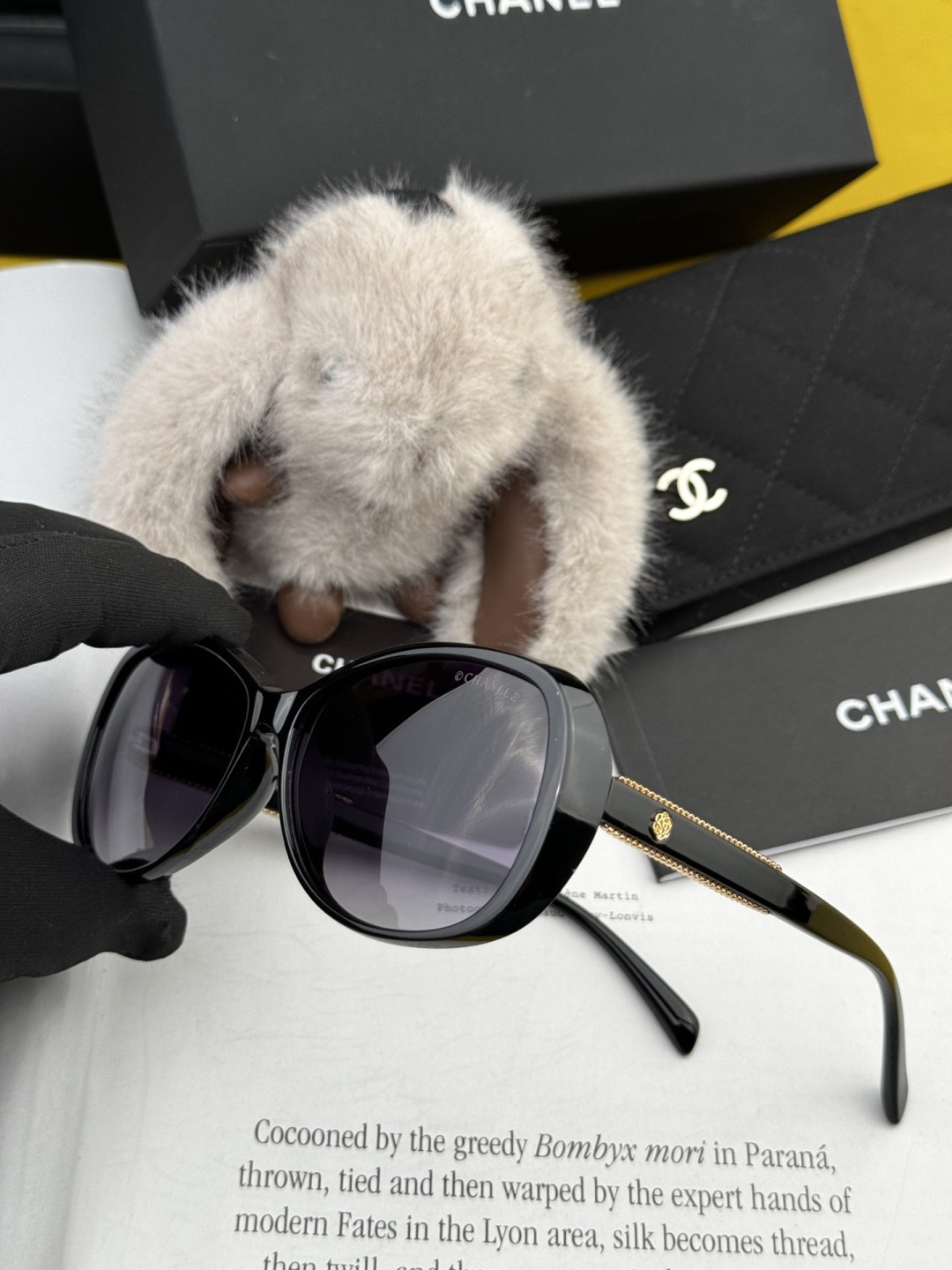 【CHANEL】香奈儿 新款山茶花潮流爆款 时尚圆框高清偏光太阳镜 佩戴舒适 网红潮款墨镜 ♥️♥️型号