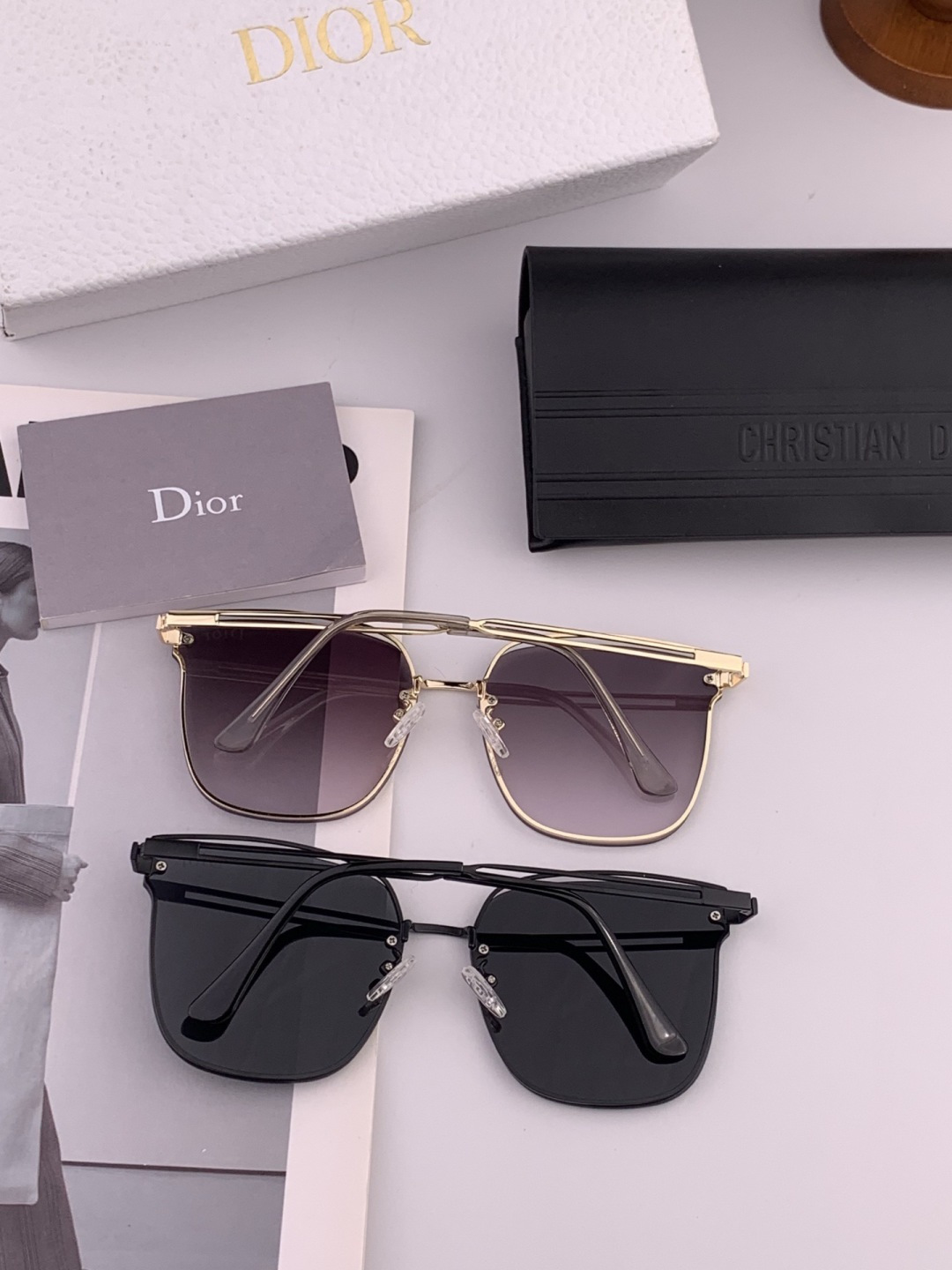 【TR偏光系列】DIOR 经典的方框设计，不挑脸型，无论搭配大衣还是连衣裙都非常显气质尼龙偏光镜片预防紫