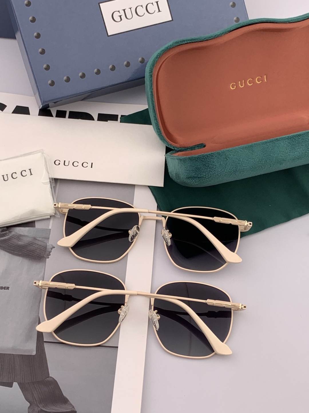 新款！新款出货！女士高清加厚偏光太阳镜🕶️ 🎉💍新款GUCCI偏光太阳镜[得意]开车驾驶镜时尚墨镜💐💐🌸