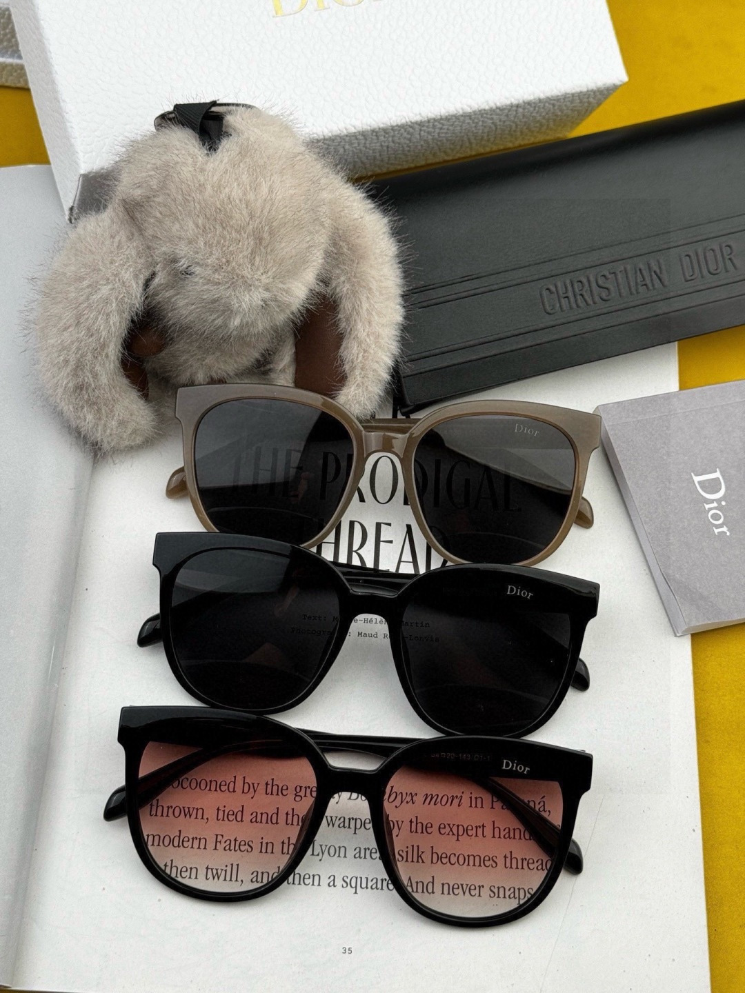 🔺 【DIOR-迪奥】开春新款 潮流爆款 时尚圆框偏光太阳镜 高品质 佩戴舒适 网红潮款墨镜 型号：D6