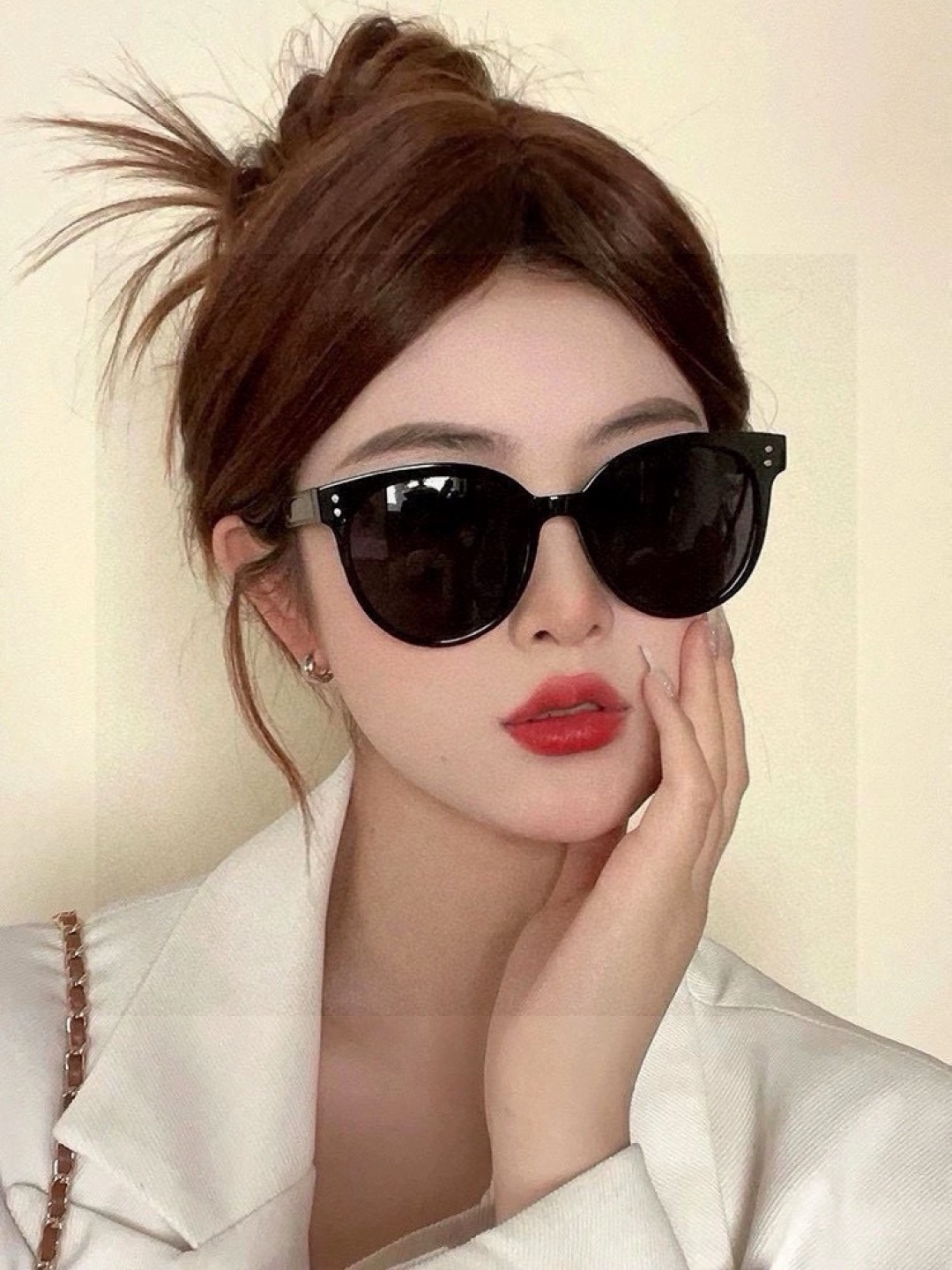 🔺 【DIOR-迪奥】开春新款 潮流爆款 时尚方框偏光太阳镜 高品质 佩戴舒适 网红潮款墨镜 女士高清偏