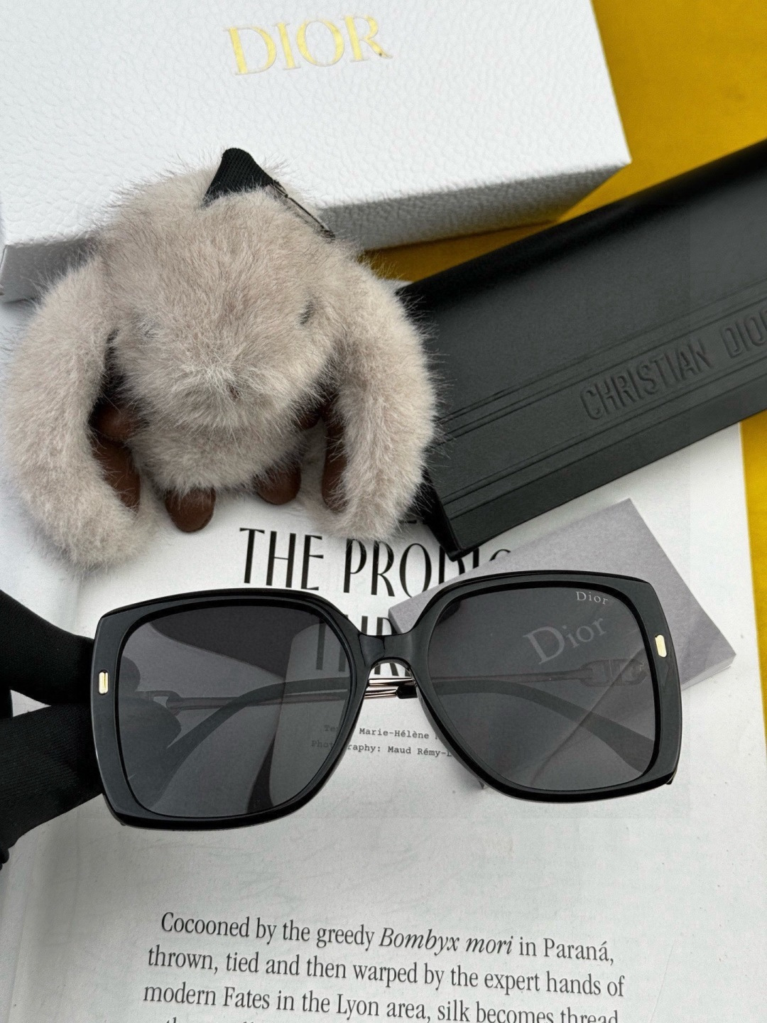 🔺 【DIOR-迪奥】开春新款 潮流爆款 时尚方框偏光太阳镜 高品质 佩戴舒适 网红潮款墨镜 女士高清偏