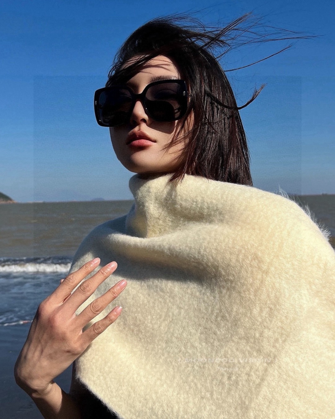 🔺 【DIOR-迪奥】开春新款 潮流爆款 时尚方框偏光太阳镜 高品质 佩戴舒适 网红潮款墨镜 女士高清偏