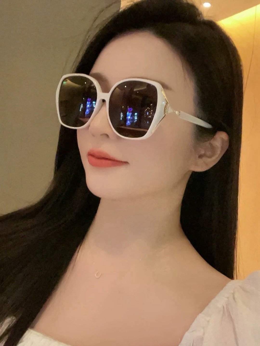 【CHANEL】香奈儿 新款潮流爆款 时尚方框太阳镜 佩戴舒适 网红潮款墨镜 女士高清加厚偏光太阳镜🕶️