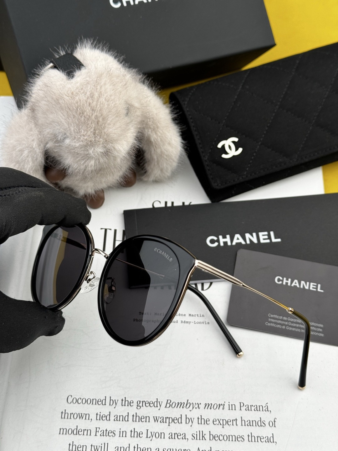 新品CHANEL 香奈儿太阳镜以独特魅力和前卫风格诠释春夏最新眼镜，质感超好佩带舒适 型号：CH6314