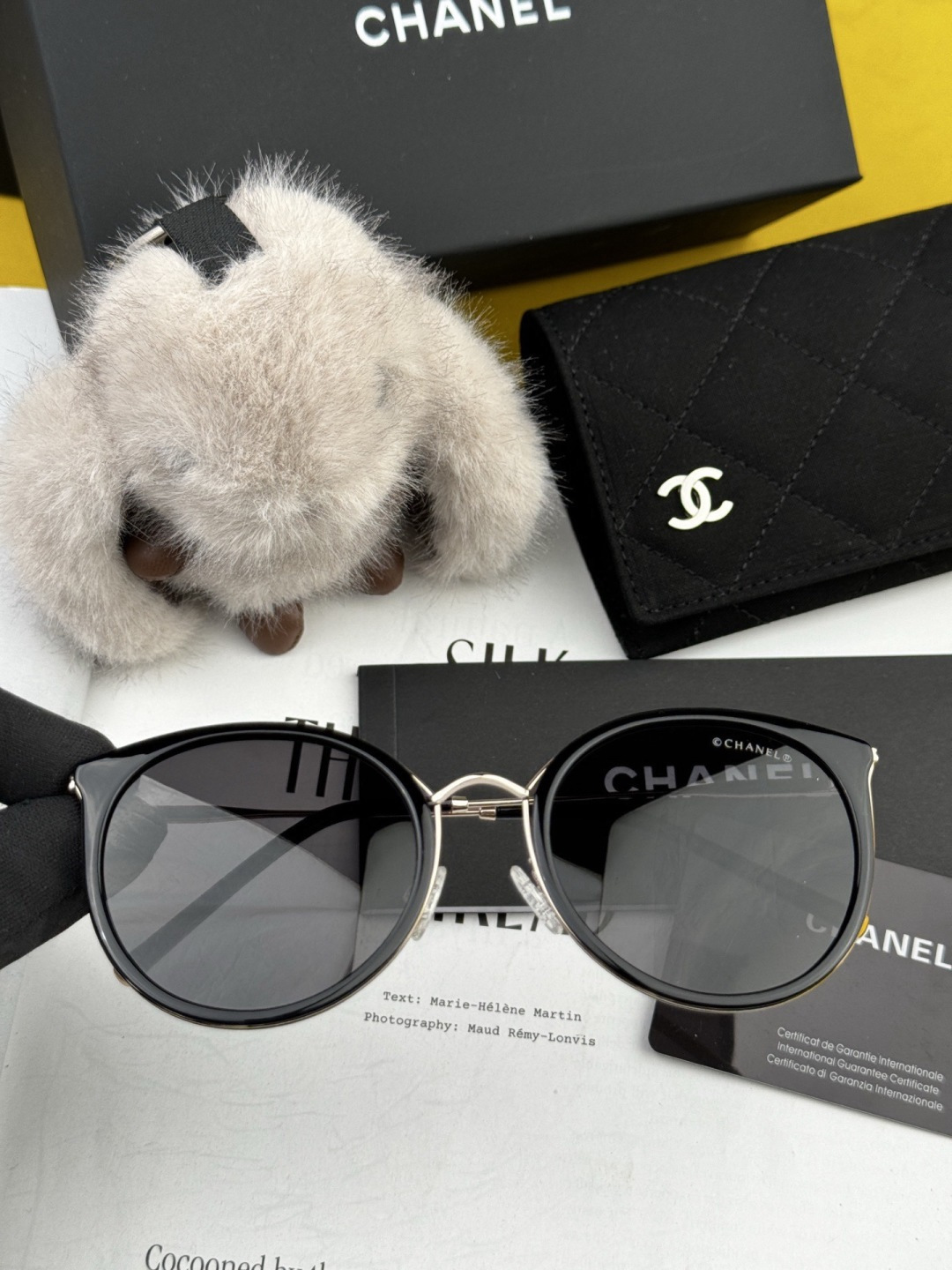 新品CHANEL 香奈儿太阳镜以独特魅力和前卫风格诠释春夏最新眼镜，质感超好佩带舒适 型号：CH6314