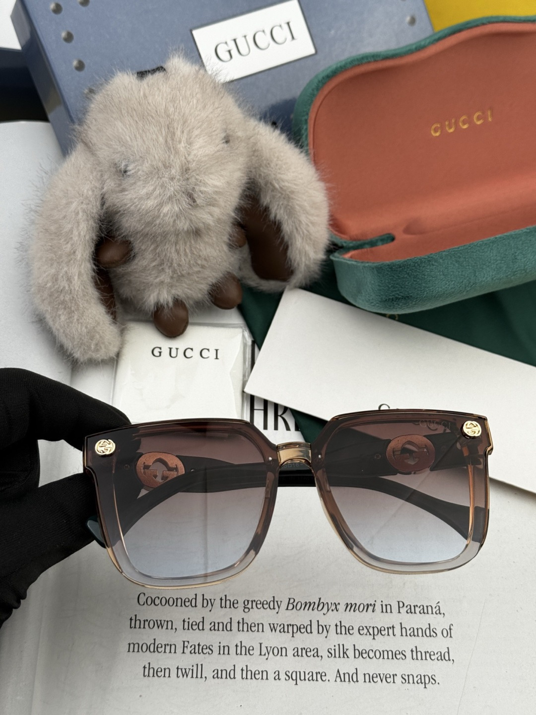 🔺 【GUCCI】开春新款 潮流爆款 时尚方框太阳镜 高品质 佩戴舒适 网红潮款墨镜 型号：G1620
