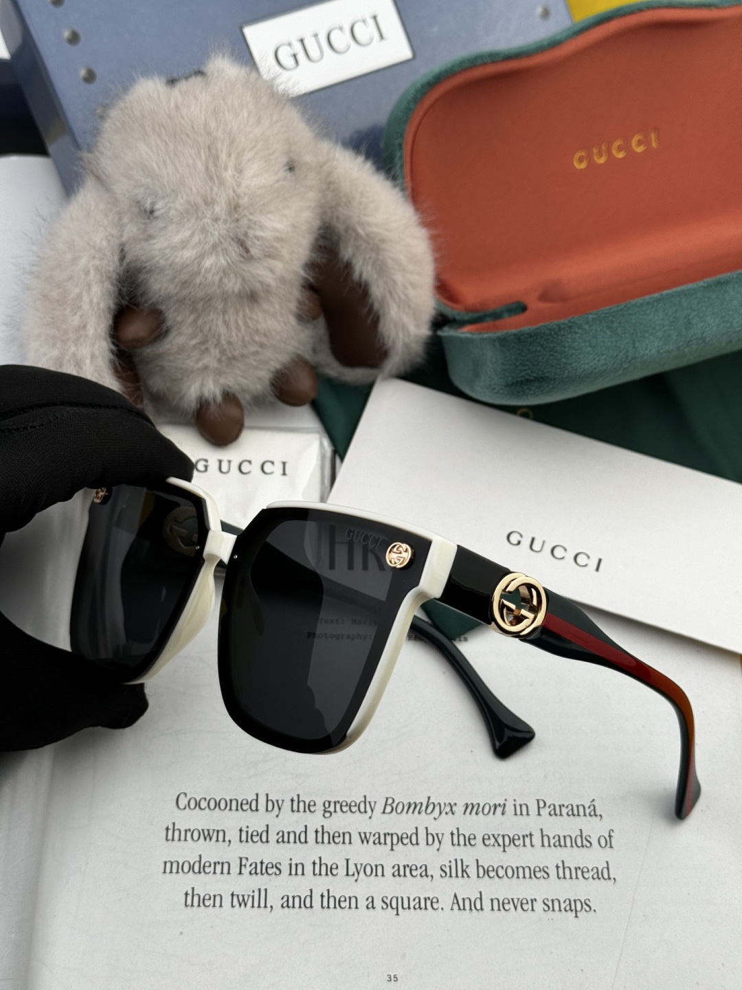 🔺 【GUCCI】开春新款 潮流爆款 时尚方框太阳镜 高品质 佩戴舒适 网红潮款墨镜 型号：G1620