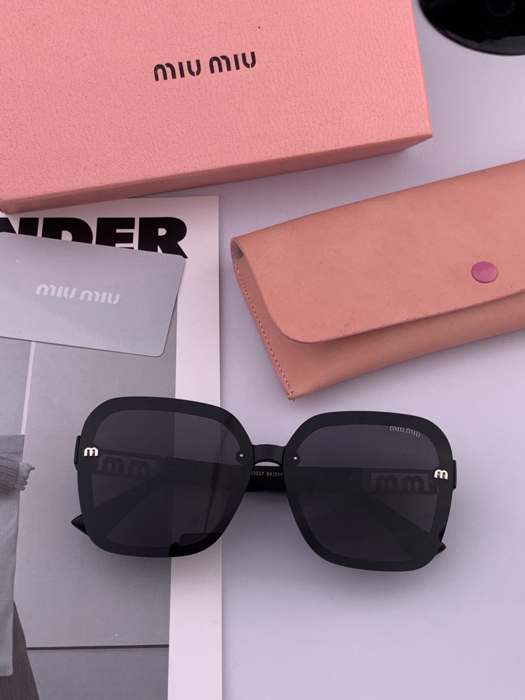 MIUMIU/缪缪🖇🖇开春新款🌟闪耀新款璀璨登台 ❤❤太阳镜潮品 精致个性设计简约时尚 专柜品质值得拥有