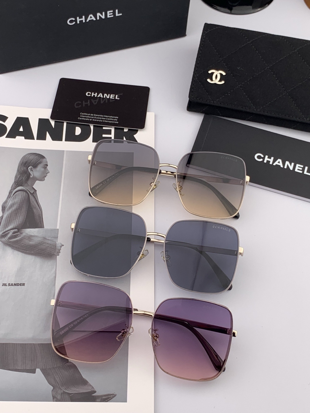 🔺 【香奈儿-尼龙偏光太阳镜】开春新款 潮流爆款 时尚多边形偏光太阳镜 高品质 佩戴舒适 网红潮款墨镜 