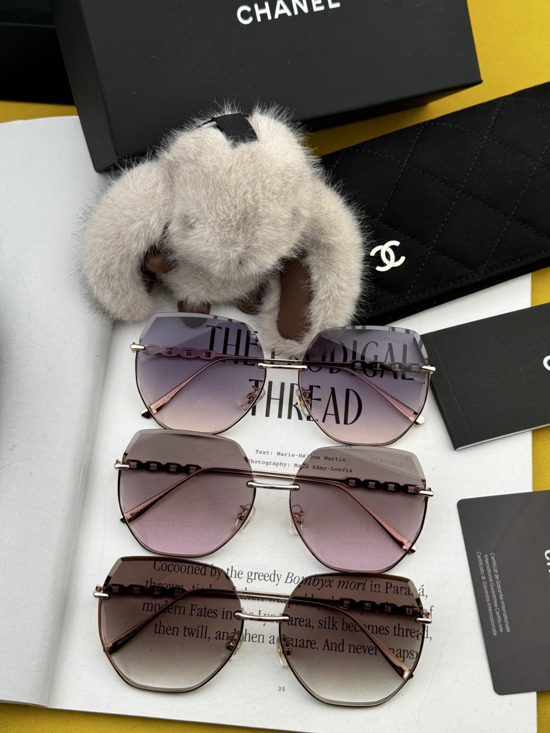 🔺 【香奈儿-尼龙偏光太阳镜】开春新款 潮流爆款 时尚多边形偏光太阳镜 高品质 佩戴舒适 网红潮款墨镜 