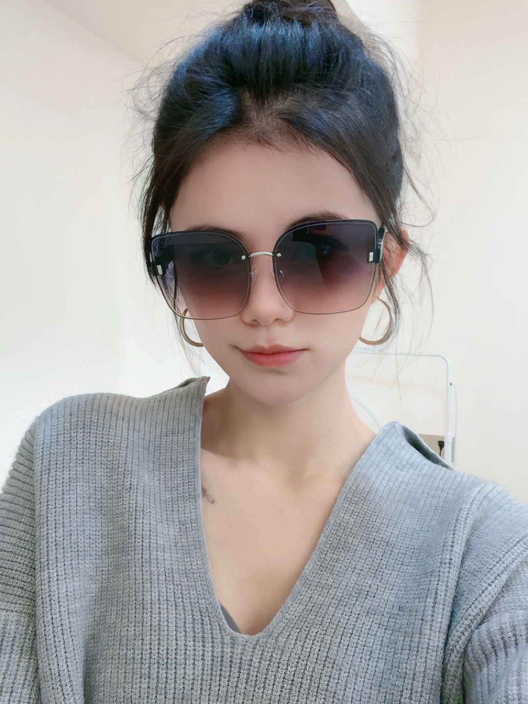 🔺 【DIOR-迪奥】开春新款 潮流爆款 时尚方框太阳镜 高品质 佩戴舒适 网红潮款墨镜 女士高清太阳镜