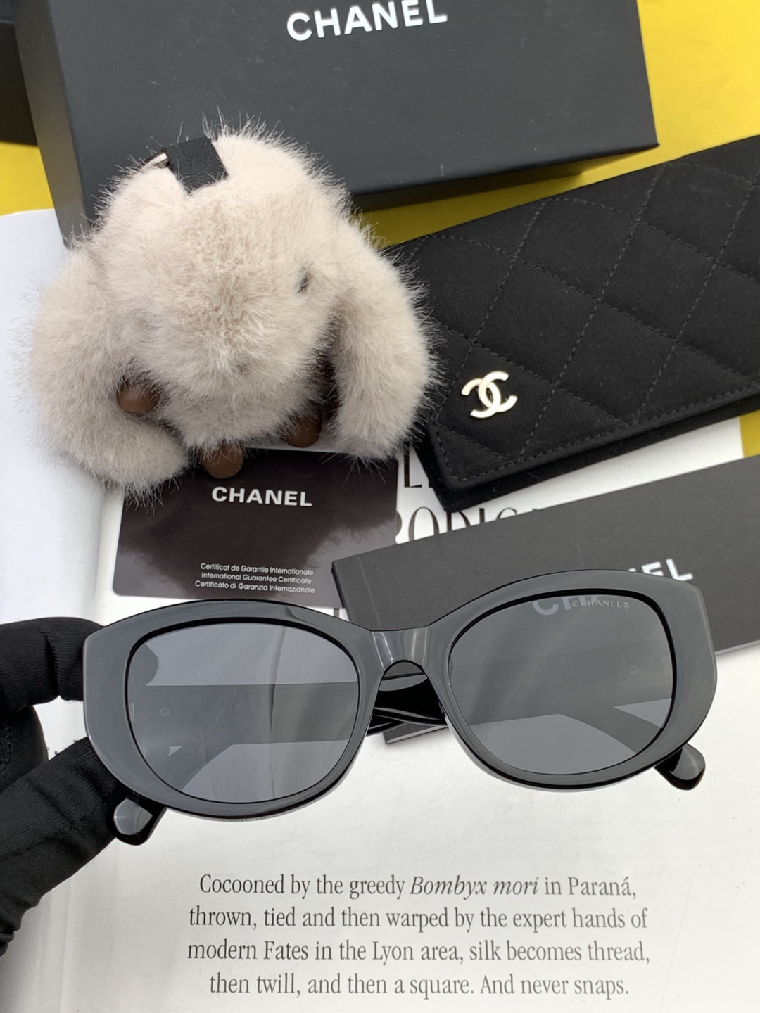 【CHANEL】香奈儿 新款潮流爆款 时尚圆框太阳镜 佩戴舒适 网红潮款墨镜 女士高清加厚偏光太阳镜🕶️