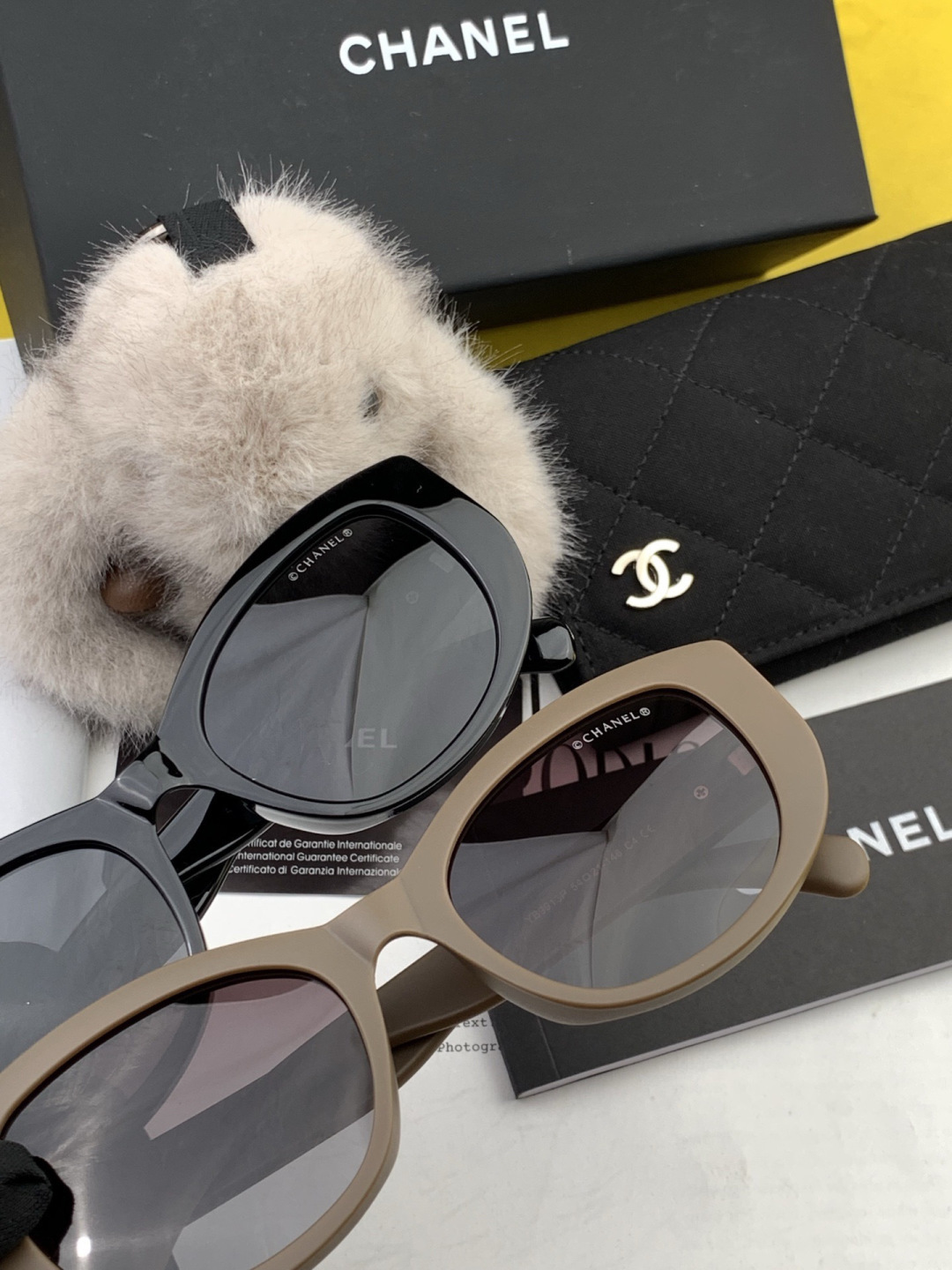 【CHANEL】香奈儿 新款潮流爆款 时尚圆框太阳镜 佩戴舒适 网红潮款墨镜 女士高清加厚偏光太阳镜🕶️