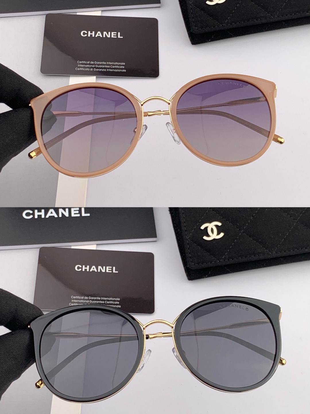 新品CHANEL 香奈儿太阳镜以独特魅力和前卫风格诠释春夏最新眼镜，质感超好佩带舒适 型号：CH7827