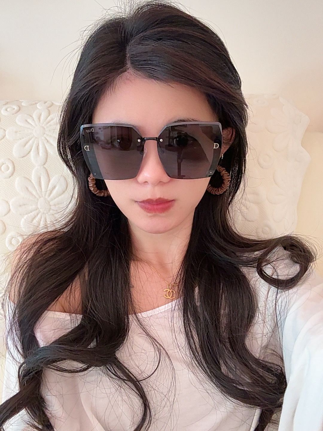 🔺 【DIOR-迪奥】开春新款 潮流爆款 时尚方框太阳镜 高品质 佩戴舒适 网红潮款墨镜 女士高清太阳镜