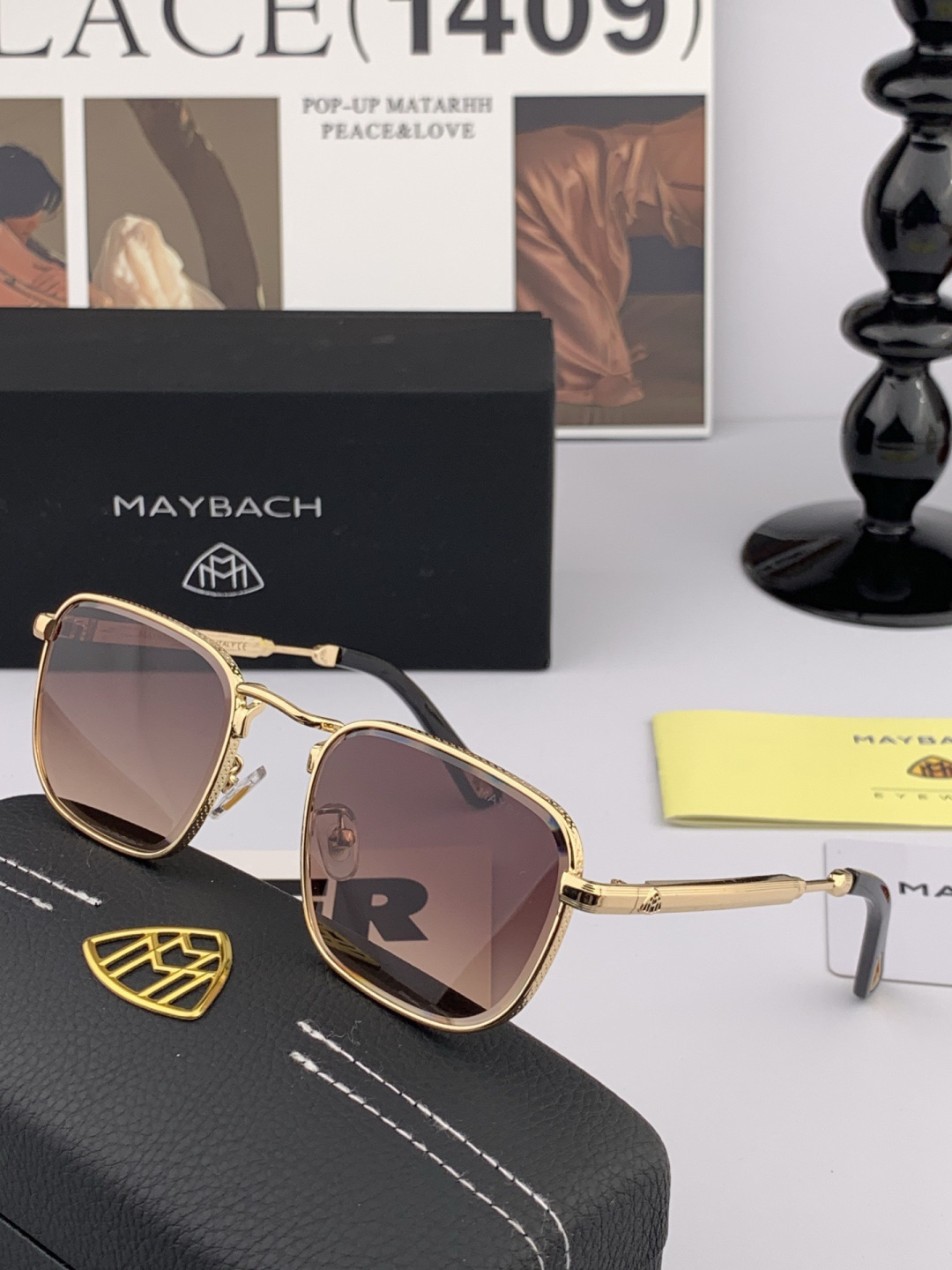 MAYBACH迈巴赫年度最牛硬货👍🏻 官网经典蛤蟆款 ❗️极力推荐款‼️选用定制进口板料双色拼腿 采用K