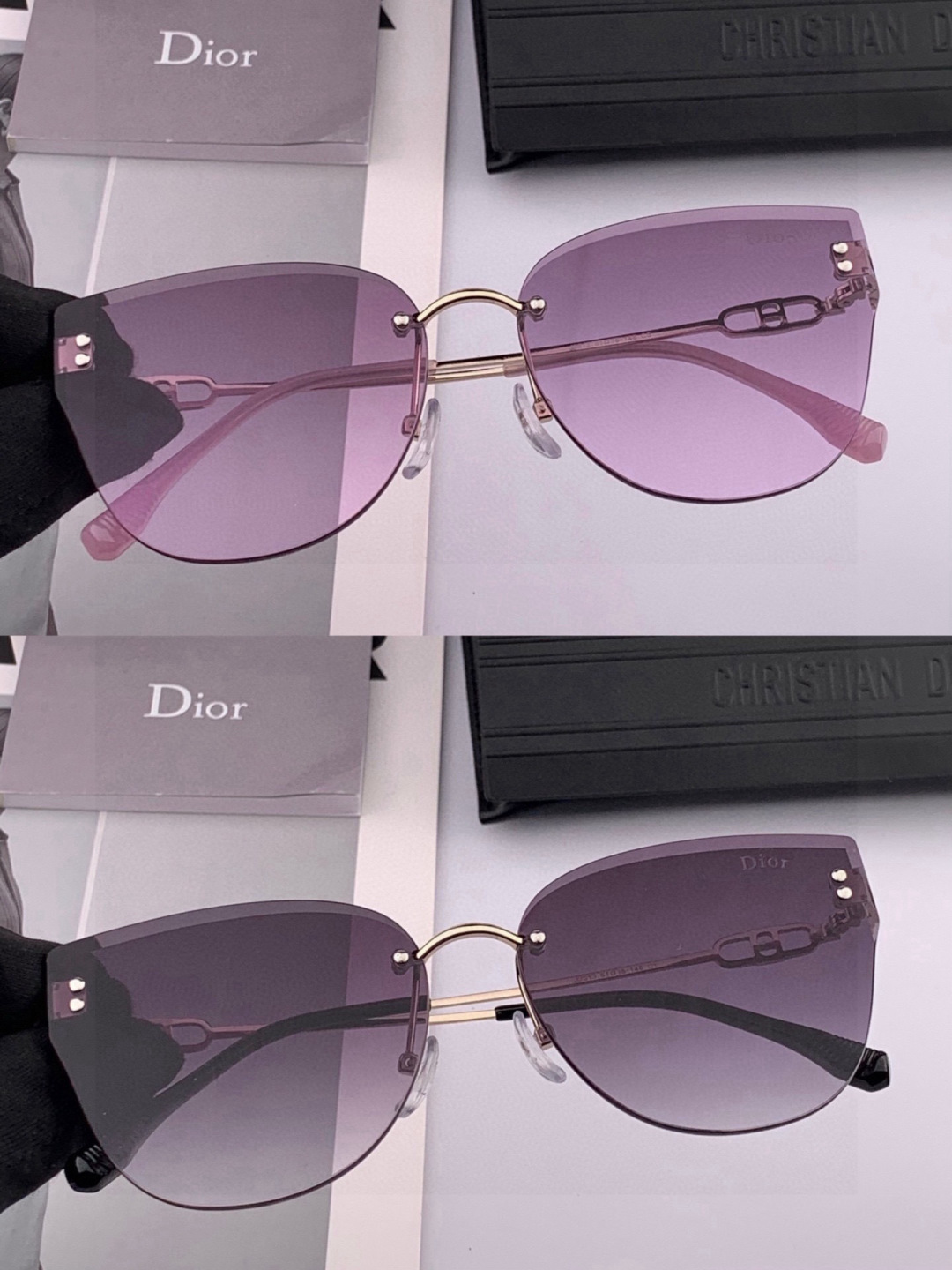 DIOR🌋☔️时尚无框太阳镜镜片 顶级奢侈品[强] 高品质[胜利][亲亲]🍦🍨 [得意] 气质非凡😄 🍫