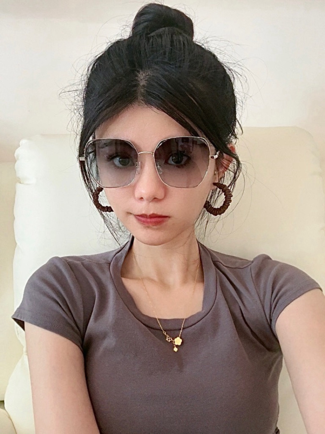 【CHANEL】香奈儿 新款尼龙偏光太眼镜，无框钻石 切边更有质感，大气女人范儿，大脸小脸都好看 ！型号