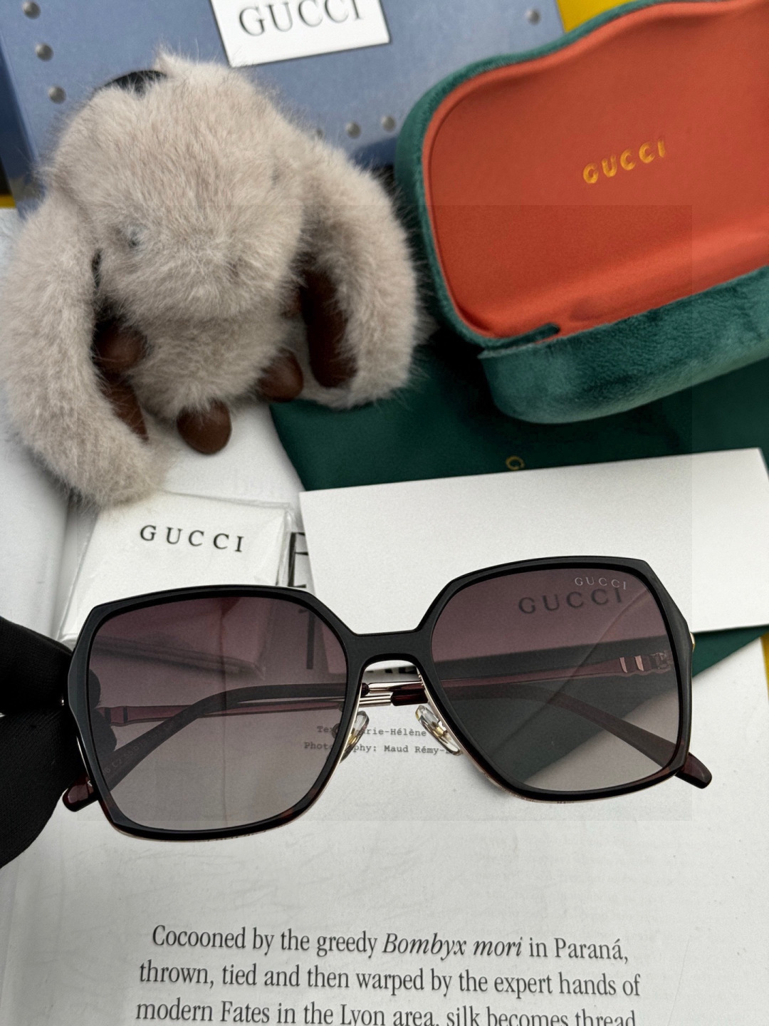 🔺 【GUCCI-偏光太阳镜】开春新款 潮流爆款 时尚圆框偏光太阳镜 高品质 佩戴舒适 网红潮款墨镜 女