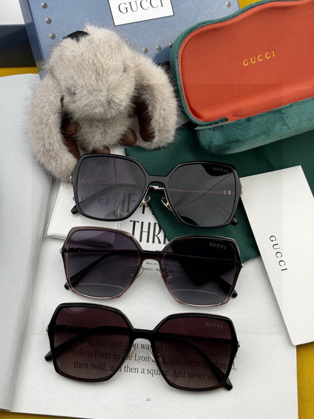 🔺 【GUCCI-偏光太阳镜】开春新款 潮流爆款 时尚圆框偏光太阳镜 高品质 佩戴舒适 网红潮款墨镜 女