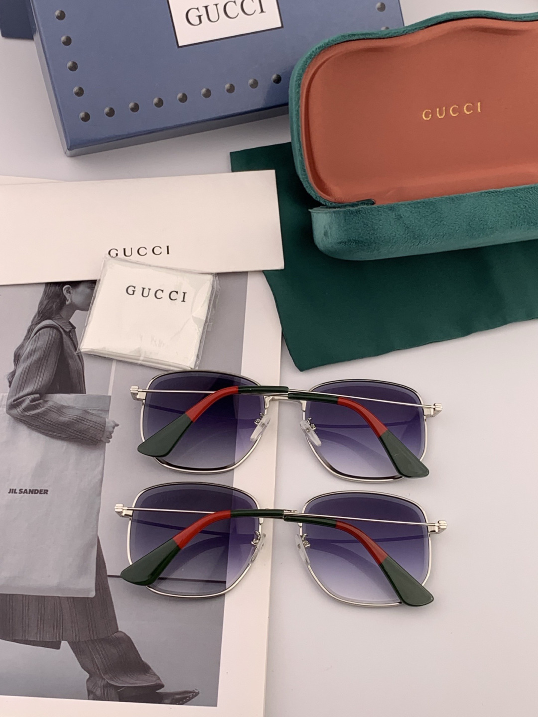 GUCCI-古驰意大利进口🇮🇹时尚潮流奢华装饰太阳眼镜 尼龙偏光高清太阳镜明星海报款 超高复杂工艺 立体