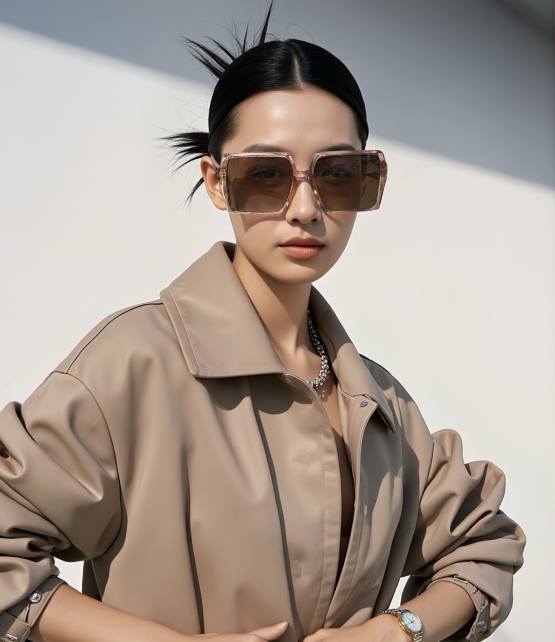 新款！新款出货！女士高清加厚偏光太阳镜🕶️ 🎉💍新款GUCCI偏光太阳镜[得意]开车驾驶镜时尚墨镜💐💐🌸