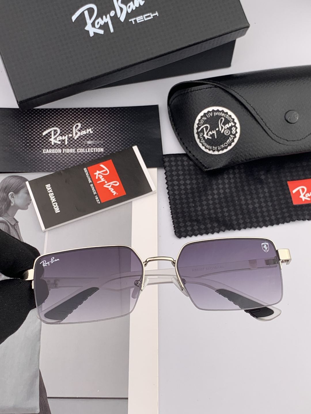 官方同步 品牌:雷朋经典男女士玻璃太阳镜 材质：美国宝丽来高清防爆钢化玻璃镜片 型号：RB7030