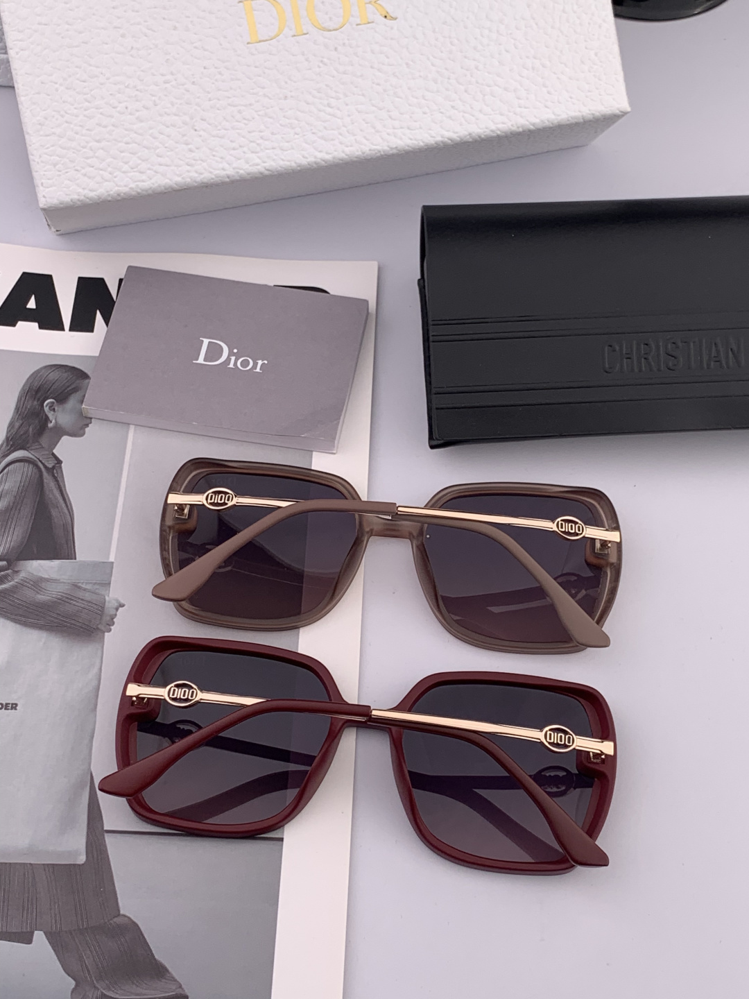 TR版本-偏光【独家大牌太阳镜无滤镜‼实拍上架 Dior官网最新发布新款太阳镜🕶，注意⚠我们是高清镜片，