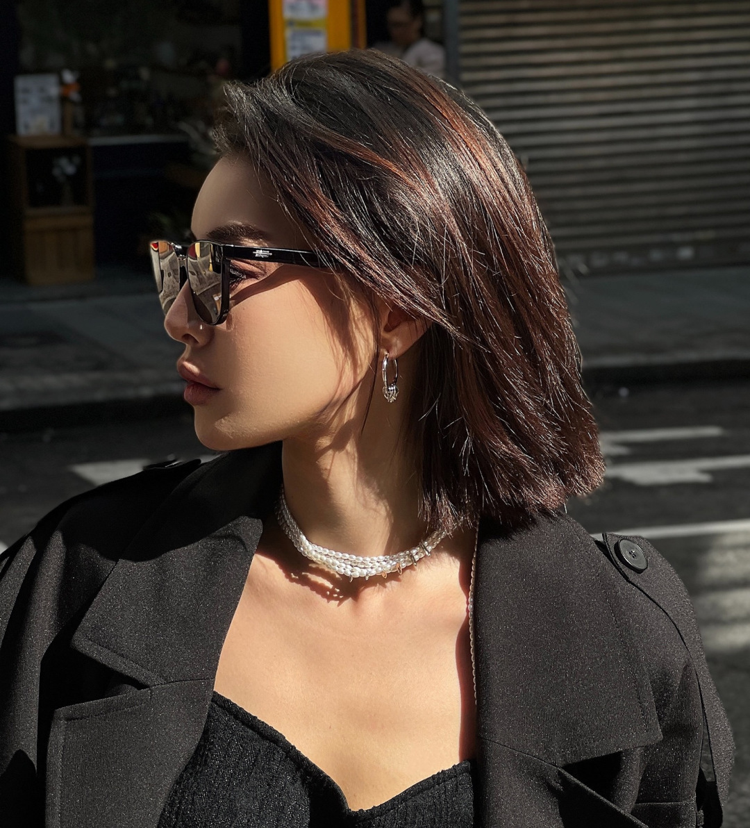 🔺 【GUCCI】开春新款 潮流爆款 时尚方框偏光太阳镜 高品质 佩戴舒适 网红潮款墨镜 女士高清尼龙偏