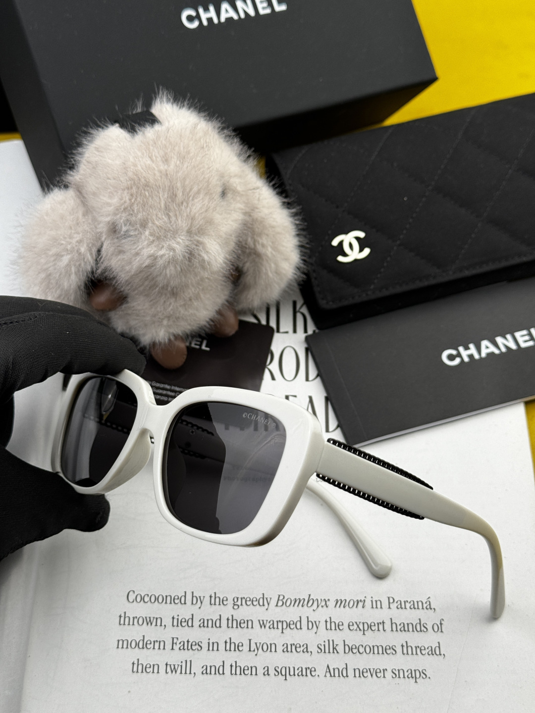 【CHANEL】香奈儿 新款潮流爆款 时尚方框太阳镜 佩戴舒适 网红潮款墨镜 女士高清加厚偏光太阳镜🕶️