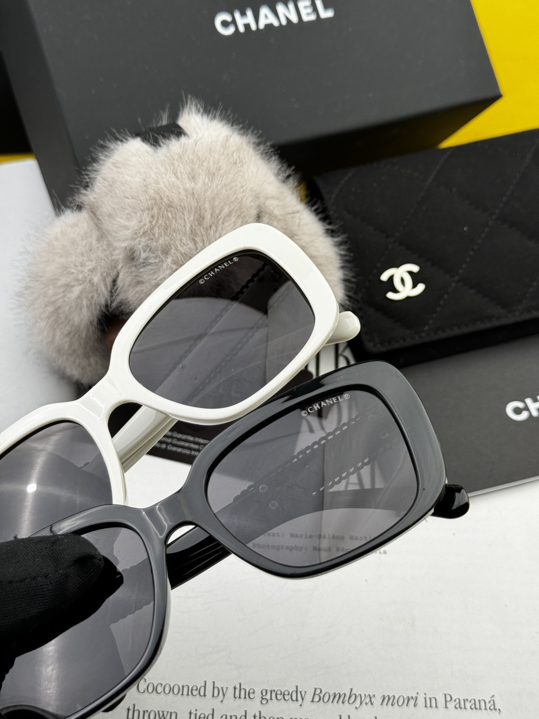 【CHANEL】香奈儿 新款潮流爆款 时尚方框太阳镜 佩戴舒适 网红潮款墨镜 女士高清加厚偏光太阳镜🕶️