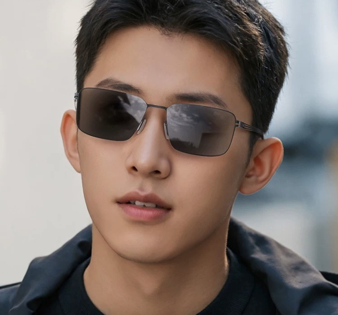 GUCCI 男款炫彩飞行员偏光太阳镜 ❤️材质：高清尼龙加厚卡槽高清偏光镜片 🌹无边框镜架💕颜👍型号：G