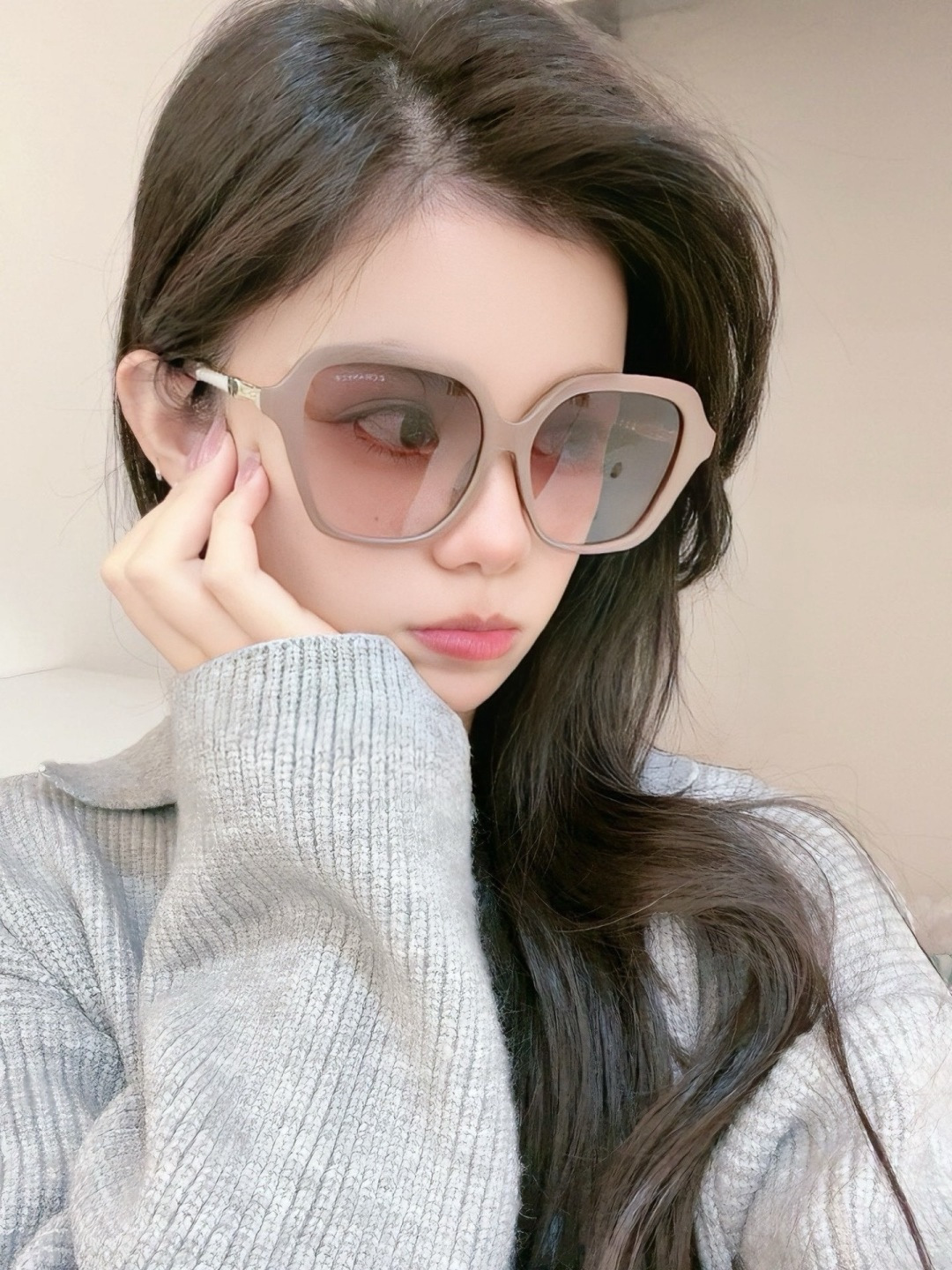 新品CHANEL 香奈儿太阳镜以独特魅力和前卫风格诠释春夏最新眼镜，质感超好佩带舒适 型号：CH6305